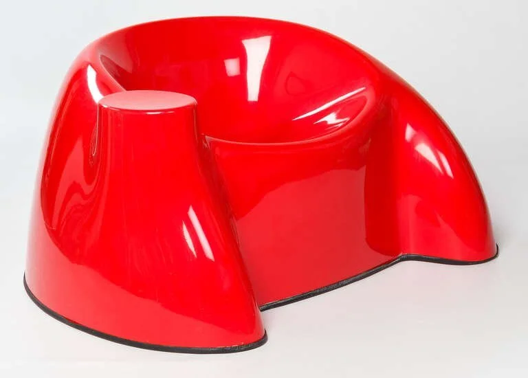 Early Wendell Castle Red Armchair 1969 — The S. pace Detroit